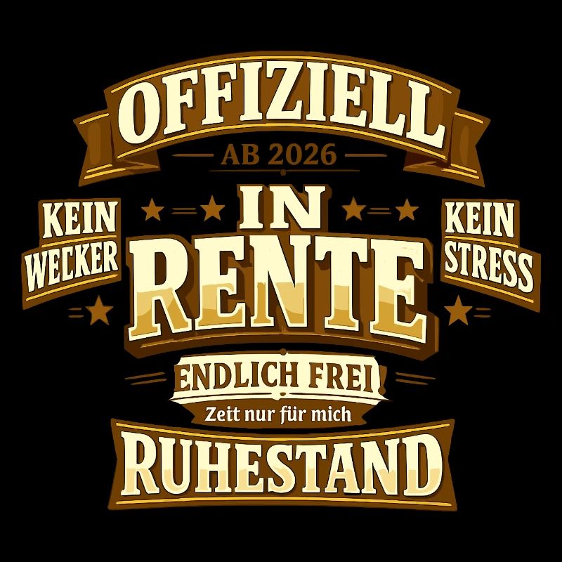 Offiziell ab 2026 in Rente endlich frei