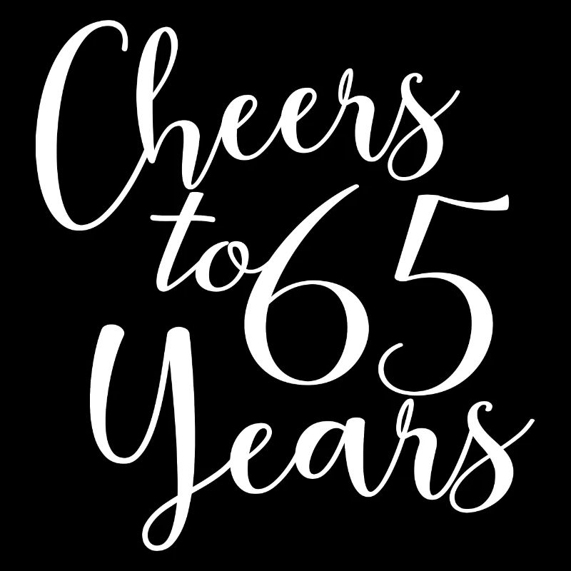 Vive 65 ans 65e anniversaire