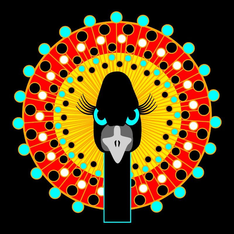 Vogel mit Attitüde.