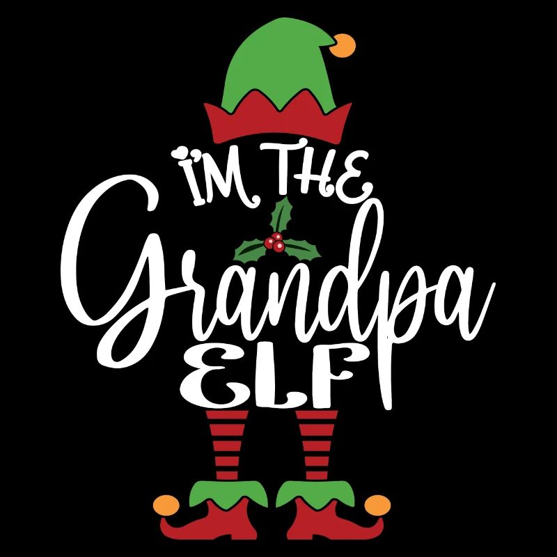 Opa Elf Niedliches lustiges passendes Weihnachtskostüm
