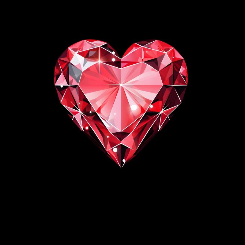 Diamond heart shape