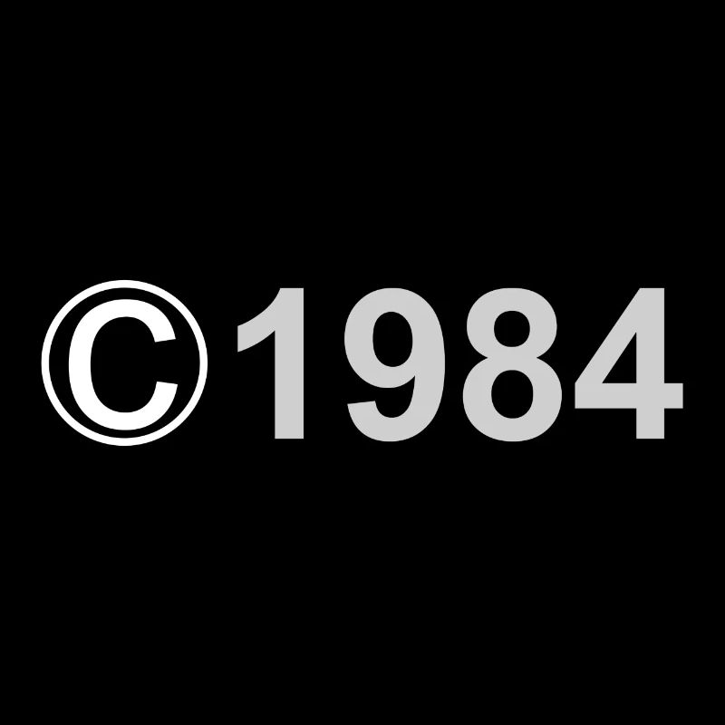 34th birthday gift copyright vintage 1984