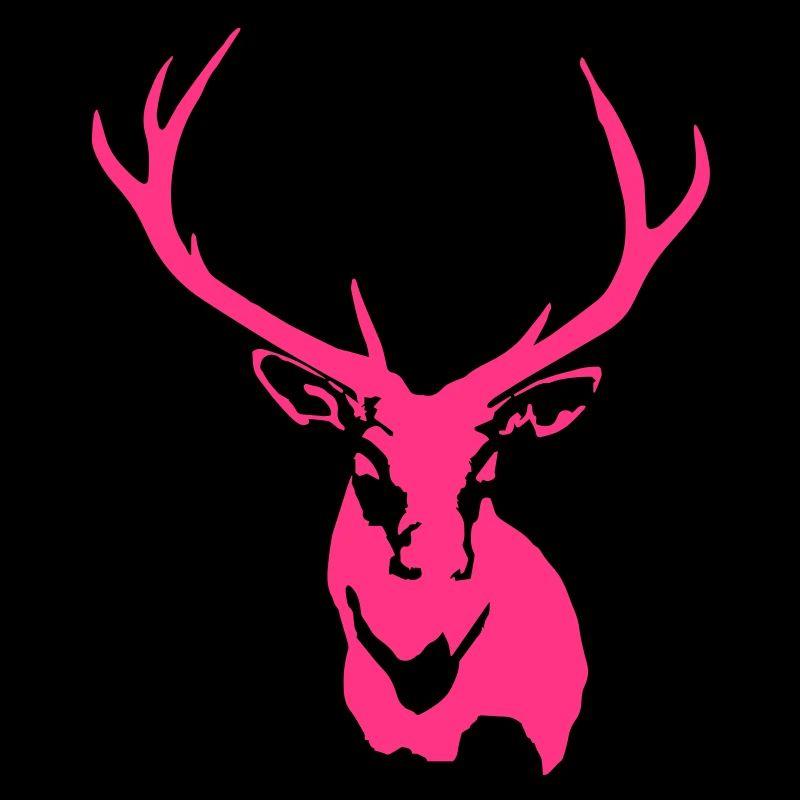 Red Stag Rentier mit Geweih