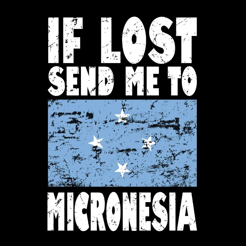 Mikronesien Flagge Spruch