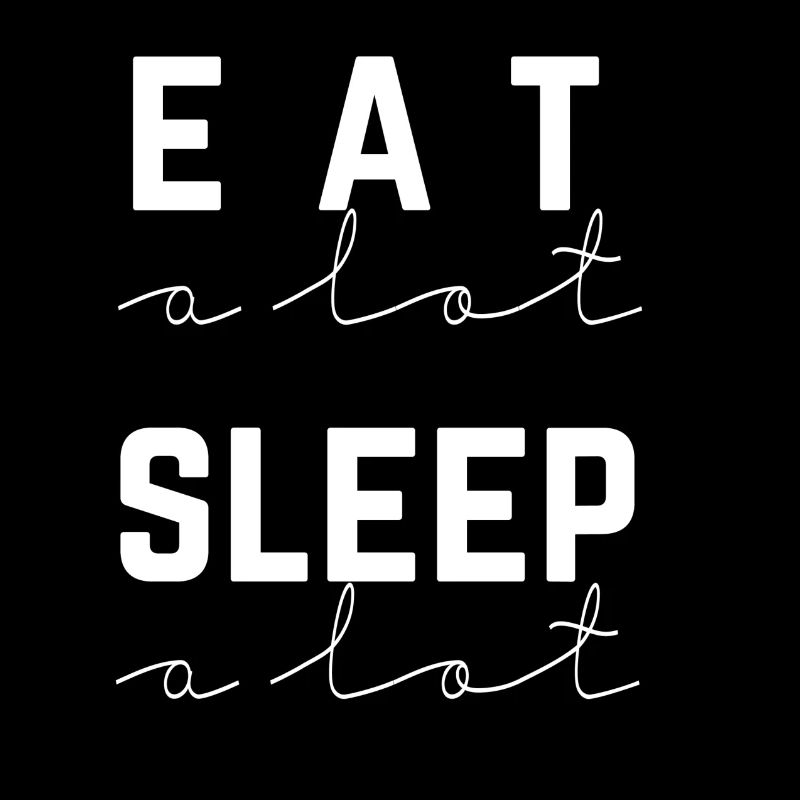 sleeping a lot
