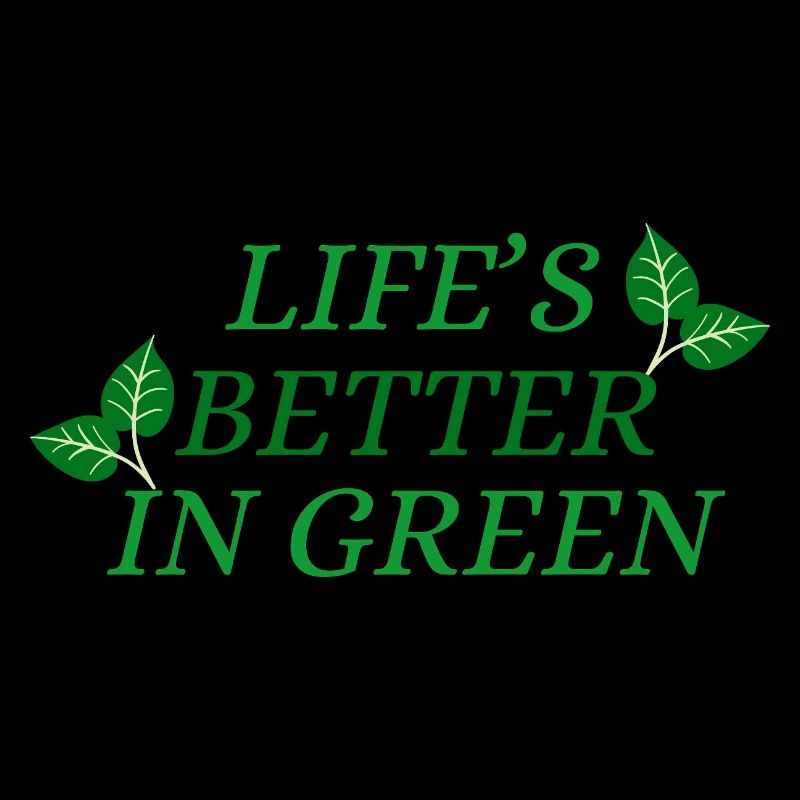 La vie est meilleure dans le design vert