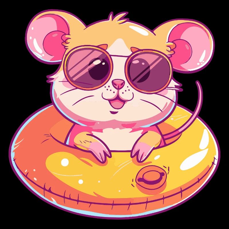 Souris Bande Dessinée Cool