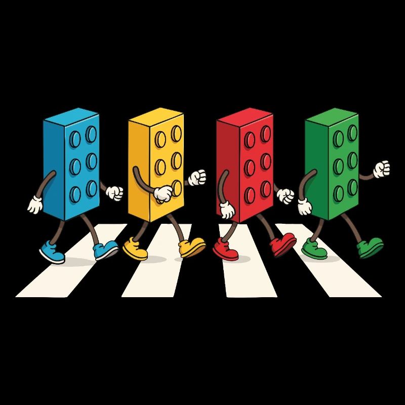 Zebra Made Of Bricks Creative Block Builder