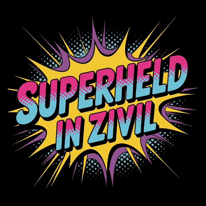 Superheld In Zivil Superhero Superhelden Kostüm