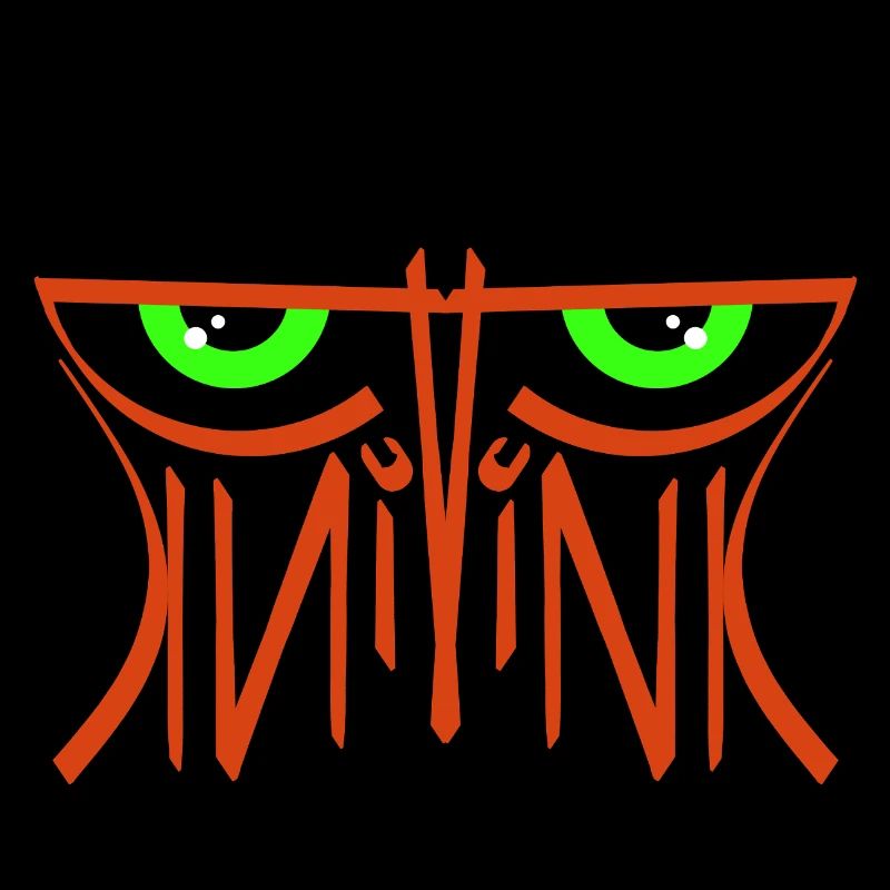 Pink-Monster Ambigramm 