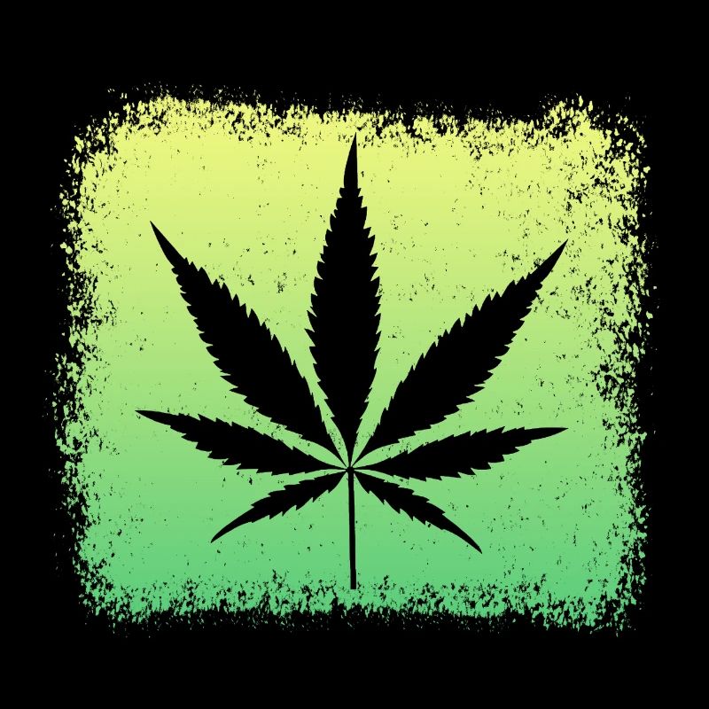 Cannabisblatt  Weed Kiffen