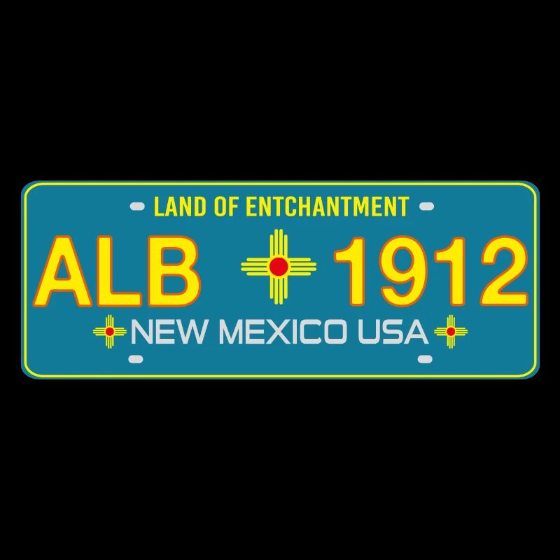 New Mexico Nummernschild Albuquerque