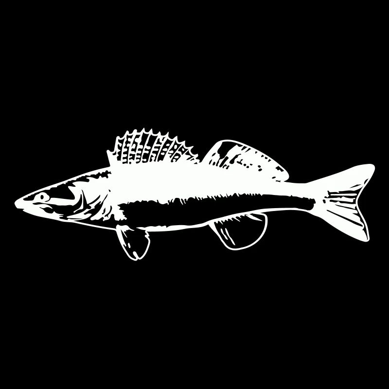 Fish with water movement