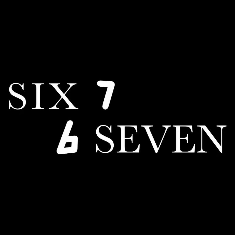 Six sept 67 Typographie blanc drôle