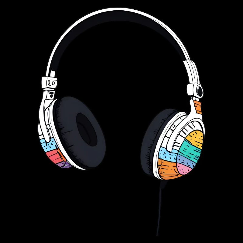 Kophörer Headset Comic Style