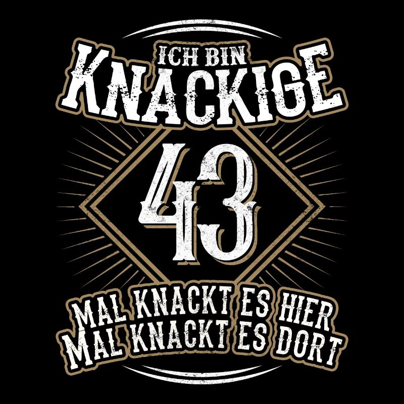 43. Geburtstag Lustig Geschenk