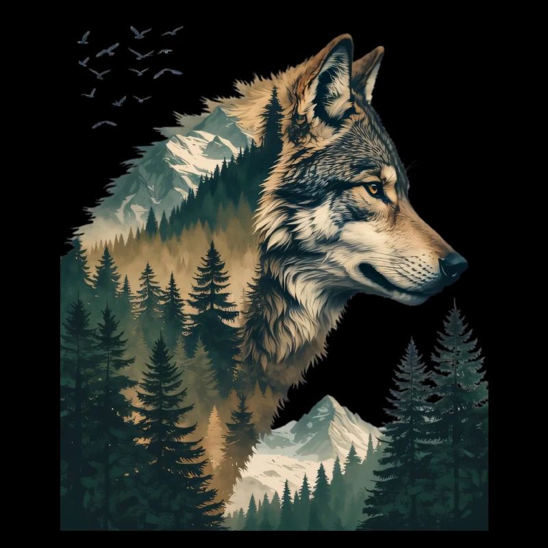 Waldwolf Double Exposition