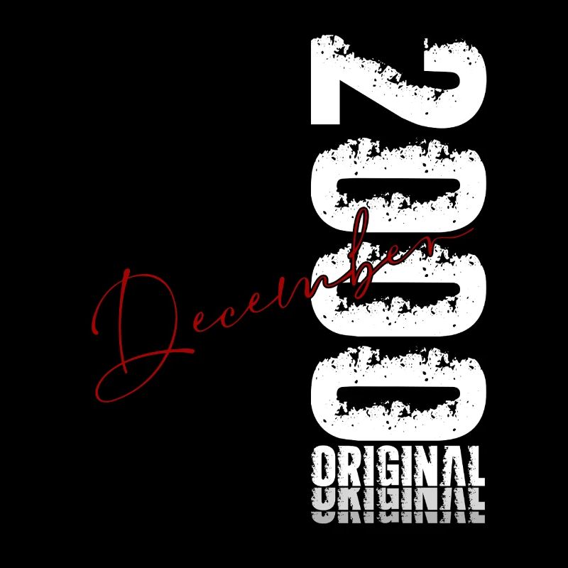 25th Birthday Original December Year 2000
