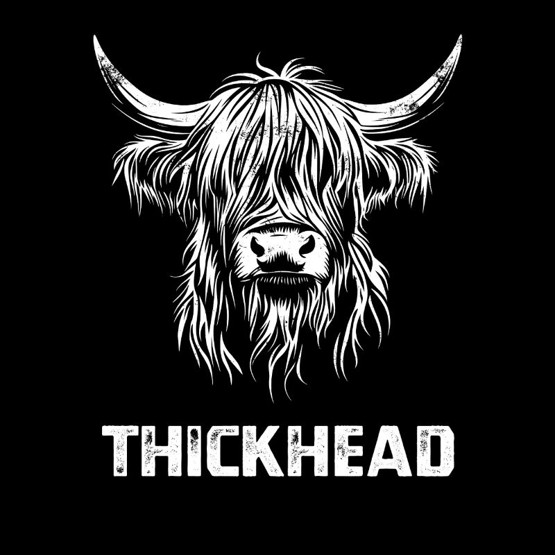 Thickhead - Schottisches Hochlandrind - englisch