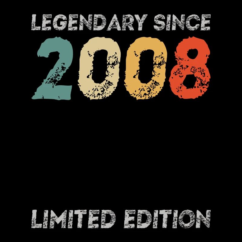 18. Geburtstag Legendary Since 2008 vintage