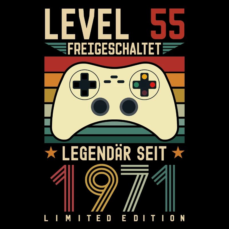 Level 55 Unlocked 55th Birthday 55 years