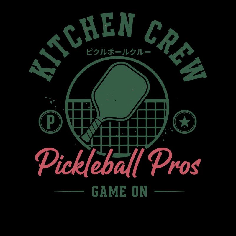 Pickleball Kitchen Crew Pros Game On Funny Player