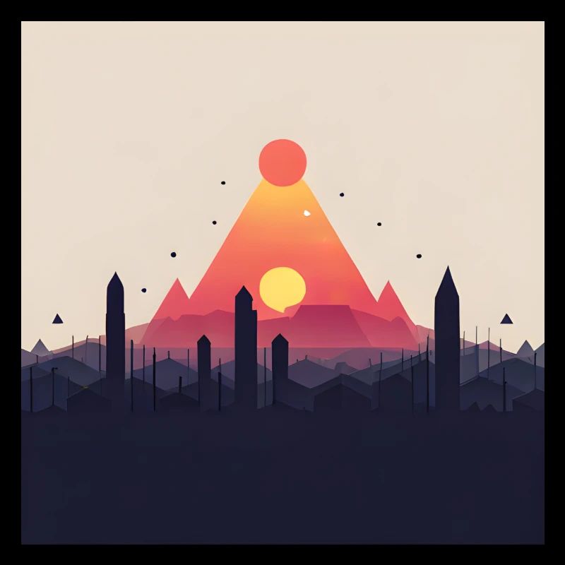 abstract pyramid