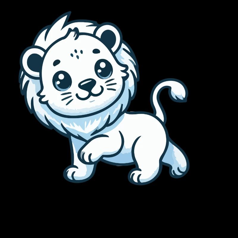 fearless lion cub