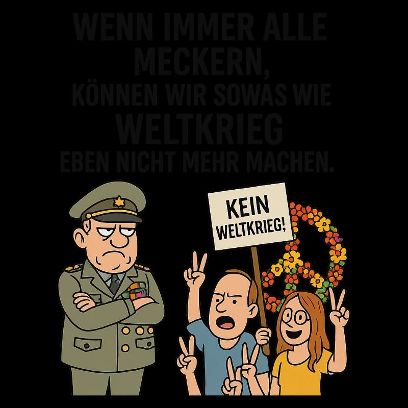 Weltkrieg? Nicht mit uns! – Satirischer Protest