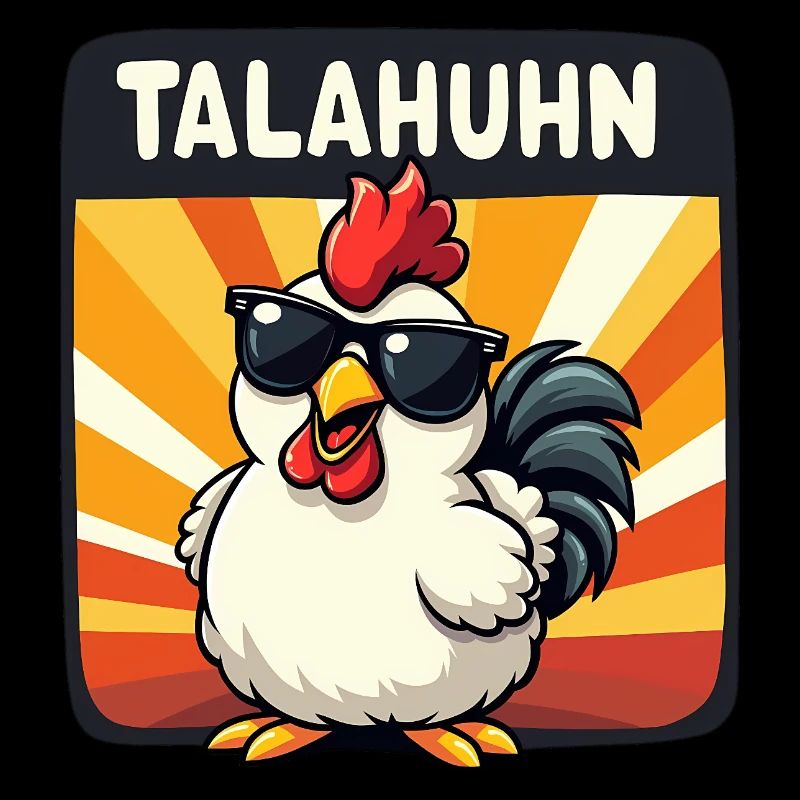 TALAHUHN Lustiger Spruch Meme Rap Karneval