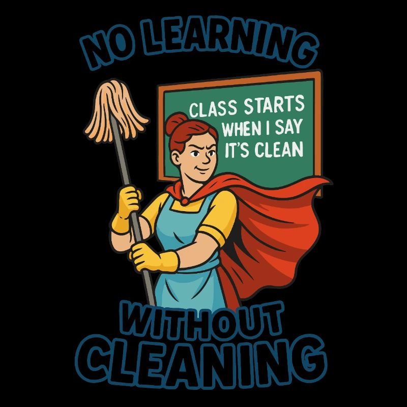 No Learning Without Cleanliness – Superheroine