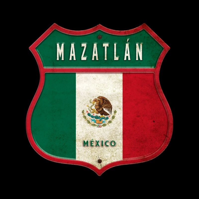Mazatlán Mexiko Wappen Design