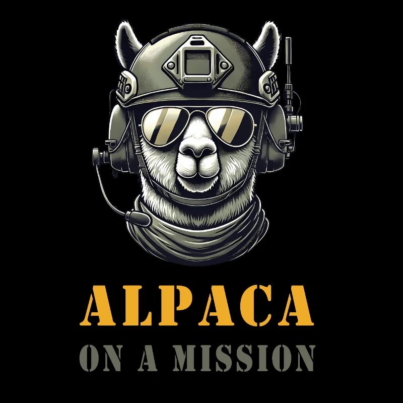 Alpaka im Einsatz