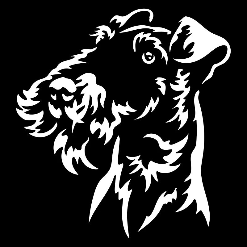 Fox Terrier Head "Black Edition"