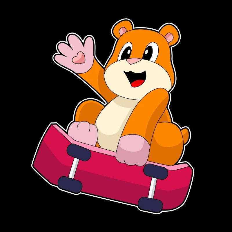 Hamster Skater Skateboard