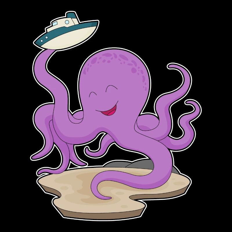 Bateau jouet Octopus