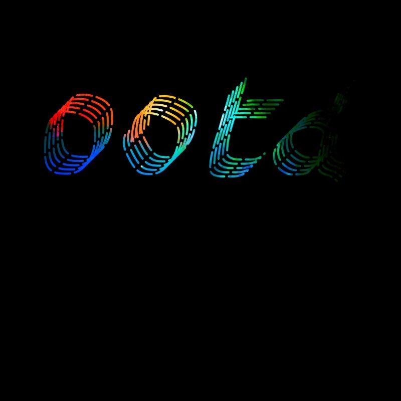 OOTD Coloré Abstrait Empreinte Digitale Art OOTD