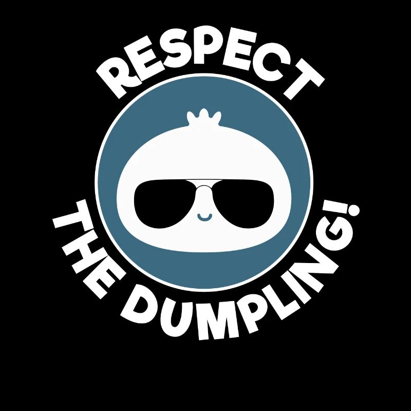 Respecter la boulette Cool Dumpling Illustration