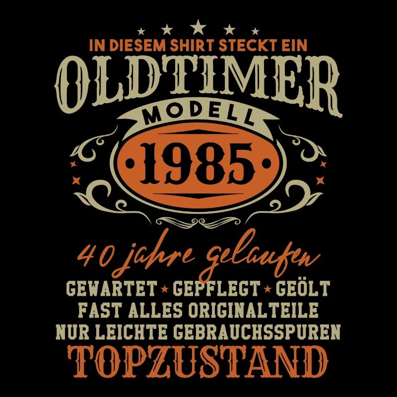 Oldtimer Modell 1985 Jahrgang Geburtstag Geschenk