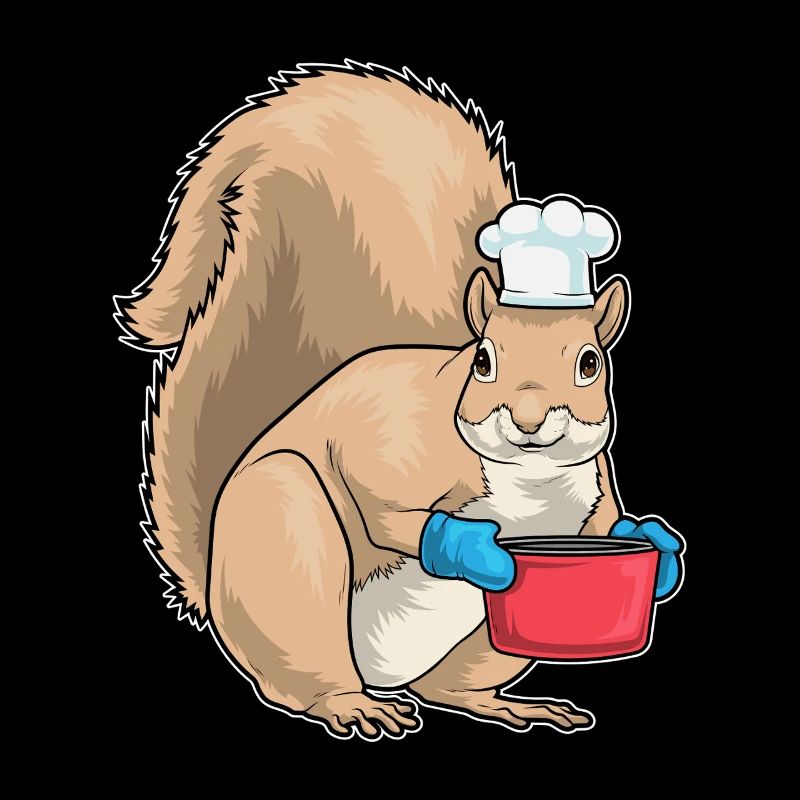 Eichhörnchen Koch Kochtopf Kochen