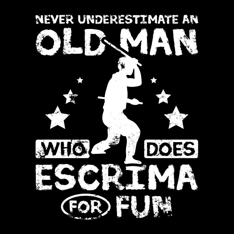 Never underestimate an old man who does escrima