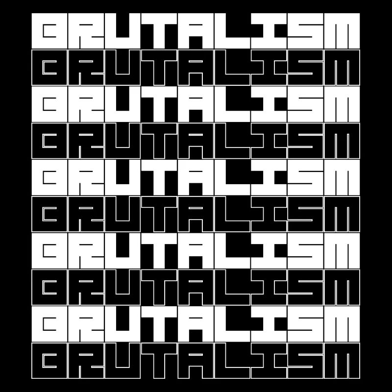 Brutalism Glitch Grid