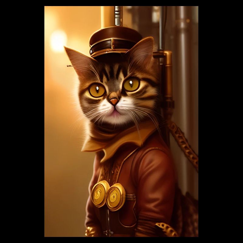 Katze Steampunk Style