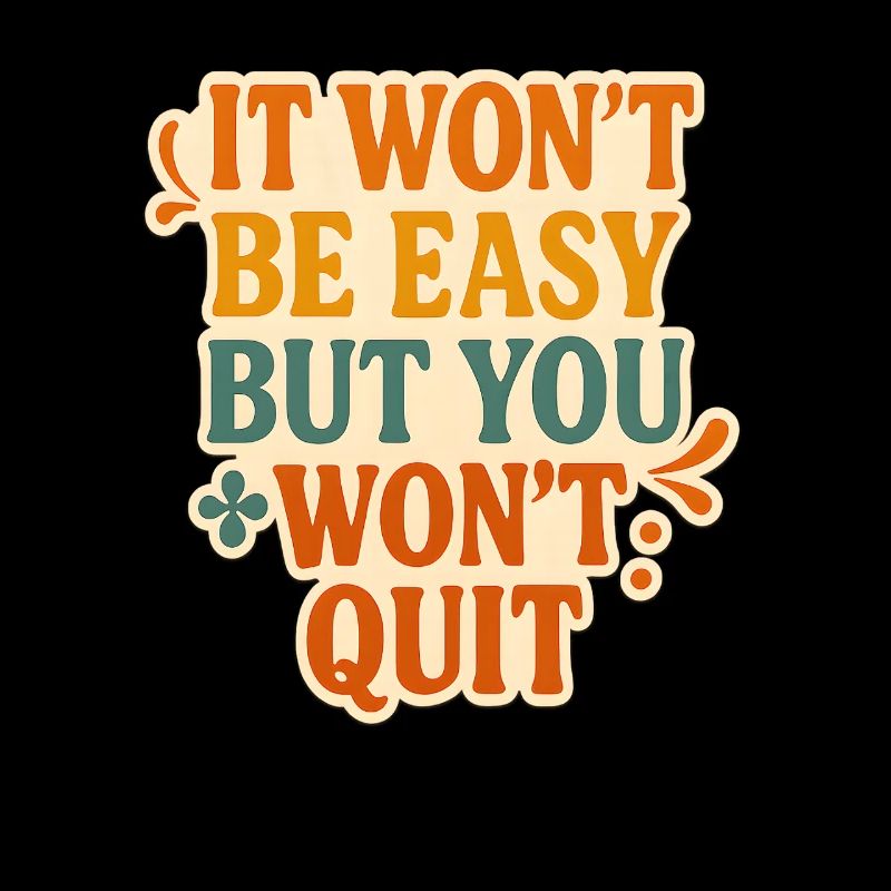 Conception typographique de motivation persistante