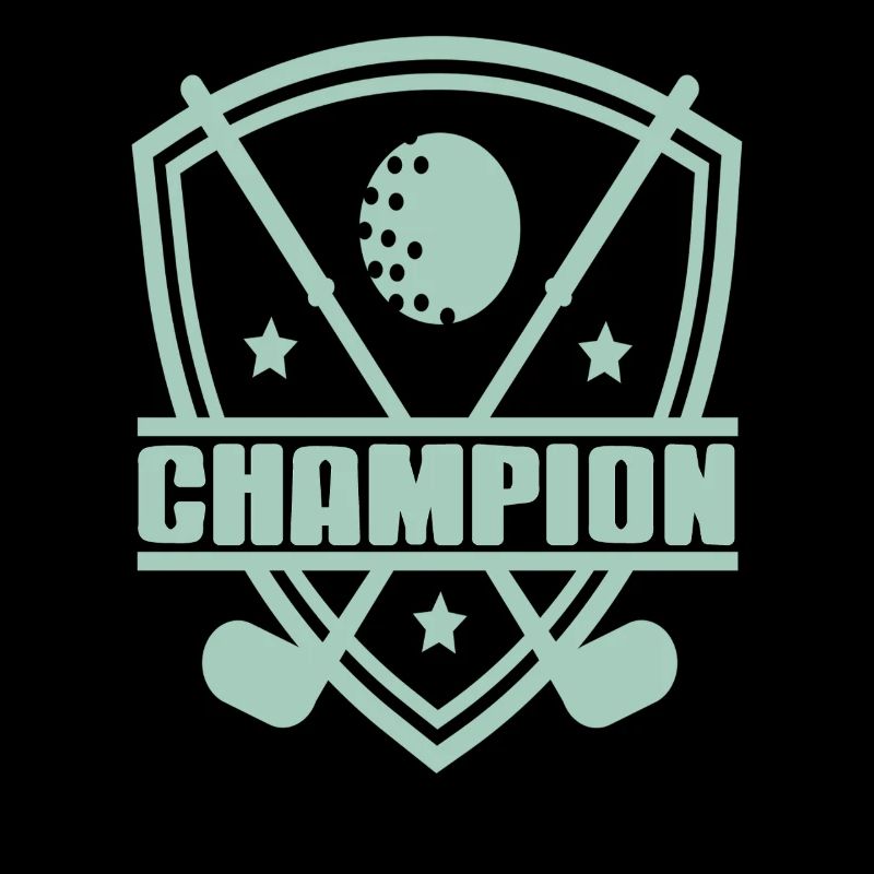 Golf Champion Badge for Competitive Swing Kings