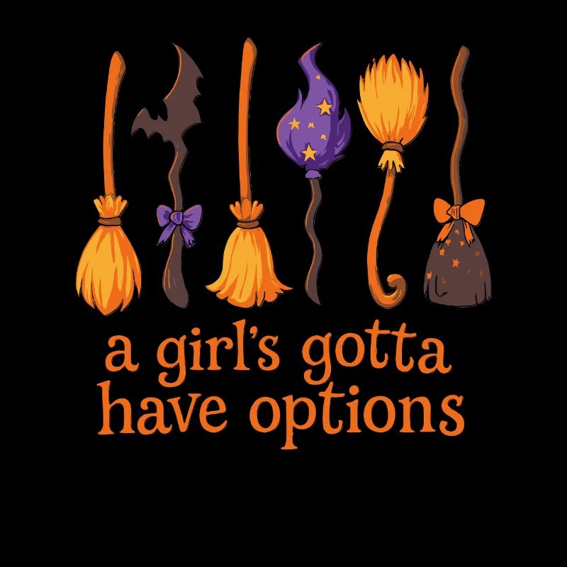 Witch Broomstick Magic Quote Design
