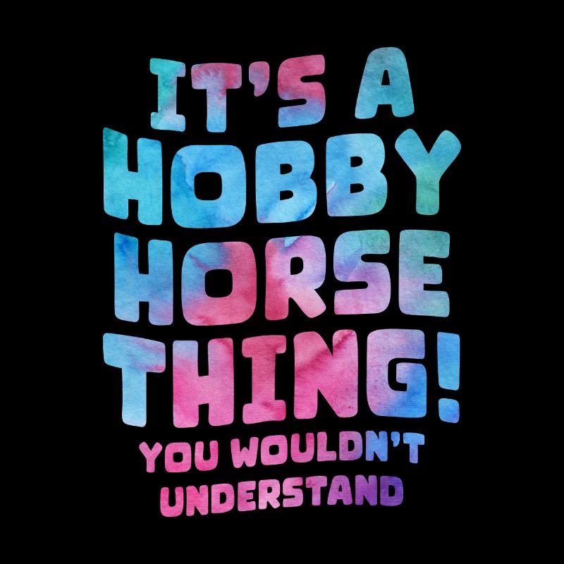 Hobby Pferd Spruch Shirt