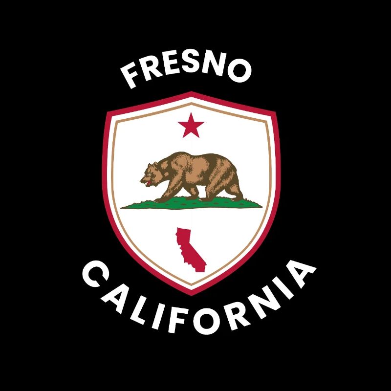 Fresno Shield Bear Emblem