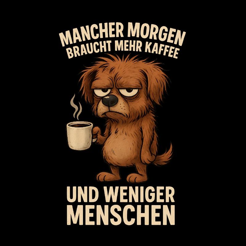 Plus de café, moins de monde Chien