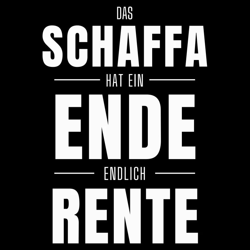 Das Schaffa hat ein Ende – Endlich Rente